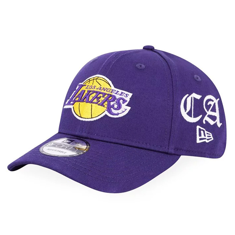 TOPI BASKET NEW ERA Los Angeles Lakers 940 Team Multi Logos Cap